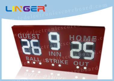Base-ball portatif de grande taille de tableau indicateur, tableau indicateur électronique de LED pour le base-ball