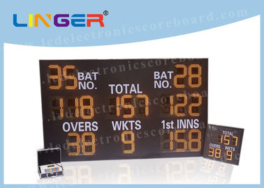 Le tableau indicateur 12 à télécommande de fer/de cricket cadre en acier LED avancent la taille petit à petit de chiffre de 300mm