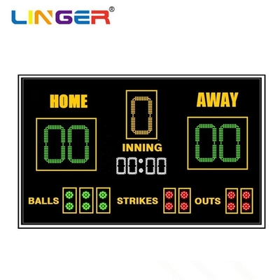 Tableau de bord LED de baseball à haute luminosité avec grand angle de vision et taux de rafraîchissement élevé