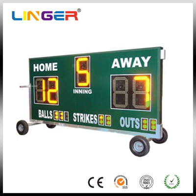 Tableau de base-ball électronique à haute résolution LED à segment à chiffres à taux de rafraîchissement élevé