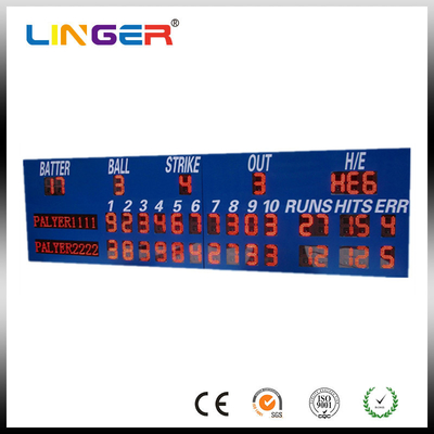 Système de commande sans fil Tableau de bord LED de baseball personnalisé avec installation facile
