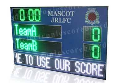 Multi - panneau de score de Digital de sports et tableau indicateur électronique du football de LED dans la couleur verte