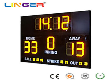 Tableau indicateur sportif de base-ball de Digital, type extérieur de tableau indicateur électronique de base-ball