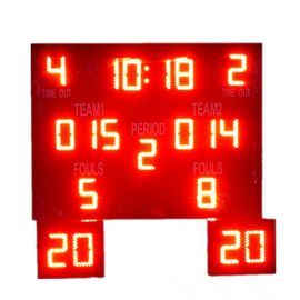 Tableau indicateur extérieur d'intérieur de basket-ball de LED, minuterie de compte à rebours de basket-ball imperméable
