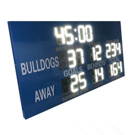 Tableau indicateur du football mené par tableau indicateur électronique blanc du football d'université de 12 chiffres de pouce