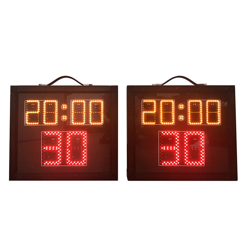 Indoor Aluminum Basketball Shot Clock , Multi Sport Scoreboard With Game Time