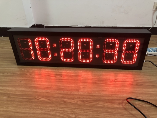 Six radios électroniques d'horloge de course de marathon de ville de chiffres avec la batterie