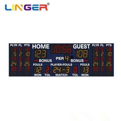 Tableau indicateur électronique de basket-ball de fonction multi avec la sirène externe