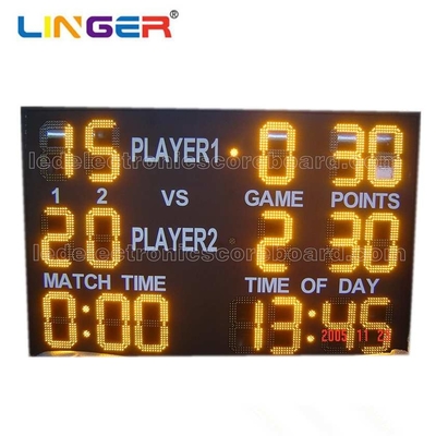 Tableau indicateur de tennis de Digital de radio de la carte PCB Fr4 avec 6mm Front Acrylic Board