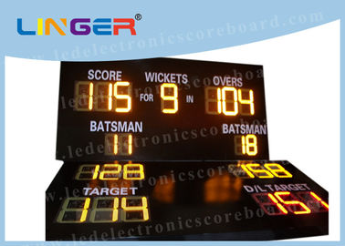 Type sans fil tableau indicateur de cricket de LED pour le club/stade 2 ans de garantie