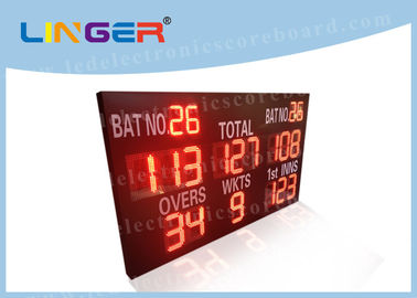 21 tableaux indicateurs électroniques de cricket de chiffres dans l'opération simple de couleur rouge