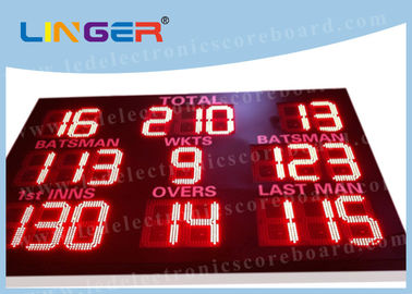 Tableau indicateur de cricket du sport LED avec la roue, tableau indicateur portatif extérieur pour le cricket