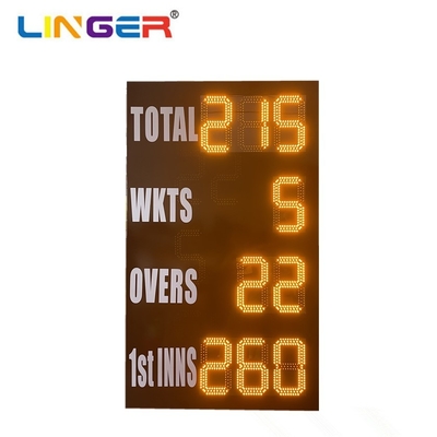 Tableau de bord numérique LED de cricket avec une luminosité élevée et un écran grand angle