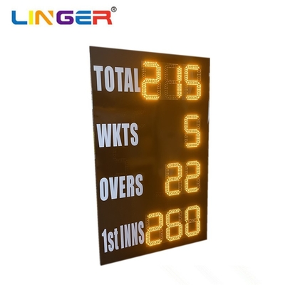 Tableau de bord numérique LED de cricket avec une luminosité élevée et un écran grand angle