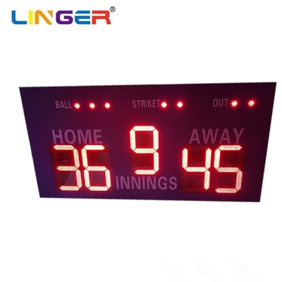 Tableau de pointage de baseball numérique LED de haute durabilité avec installation facile