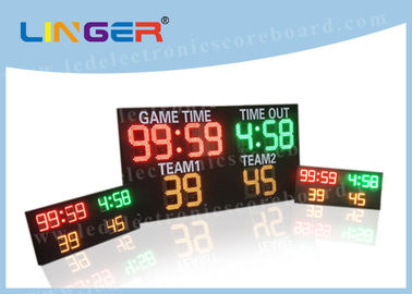 Tableau indicateur mené électronique de sport de Paintball avec le fil grands 6 Red Buttons