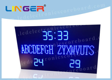Les modules de pixel de P12mm pour le nom d'équipe ont mené le tableau indicateur électronique dans la couleur bleue
