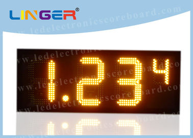 Signes simples ambres de prix du gaz de Digital de couleur avec l'extérieur d'IR 100000 heures
