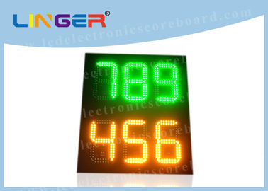 888 12inch ont mené le signe de prix du gaz, couleur menée d'ambre de vert de signes des prix de station-service