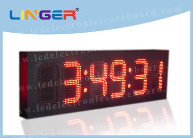 Minuterie de compte à rebours de pendule à lecture digitale de 6 chiffres, horloge de compte à rebours de Digital de gare routière pour le mur  