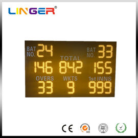 Tableau indicateur fait sur commande de cricket de Digital de Cabinet simple 100000 heures de vie de LED