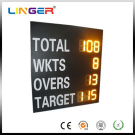 Tableau indicateur de cricket de l'intense luminosité LED, tableau indicateur de sports pour l'OEM/ODM acceptables