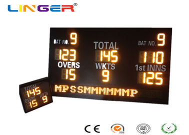 Tableau indicateur adapté aux besoins du client de cricket de la conception LED avec le mini répétiteur 1200mm*2000mm*100mm