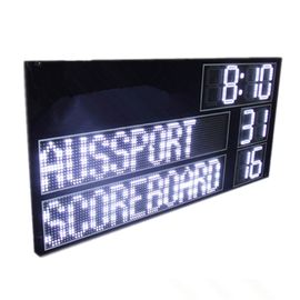 L'intense tableau indicateur électronique du football du luminosité AFL a mené le tableau indicateur de cricket avec le nom mené d'équipe