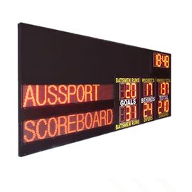 Tableau indicateur électronique des sports AFL de modes de FBC 2 avec le nom mené d'équipe, durée de longue durée
