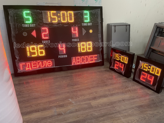 tableau indicateur de basket-ball de 8&quot; de 200mm LED avec la langue mongole