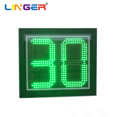 Luminosité d'horloge de tir de couleur verte intense pour le basket-ball