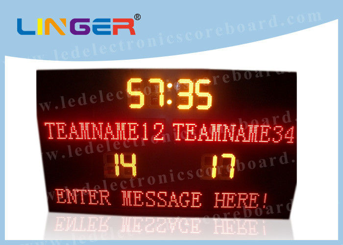 Personalized Football Stadium Scoreboard , Digital Score Display Board 150kgs