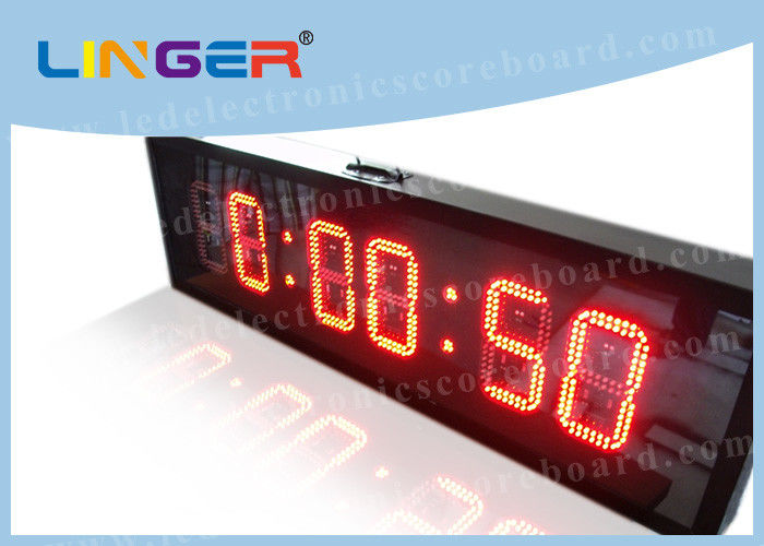 IP65 imperméabilisent le Cabinet mené de fer de secondes de minutes d'heures de jours d'horloge de compte à rebours