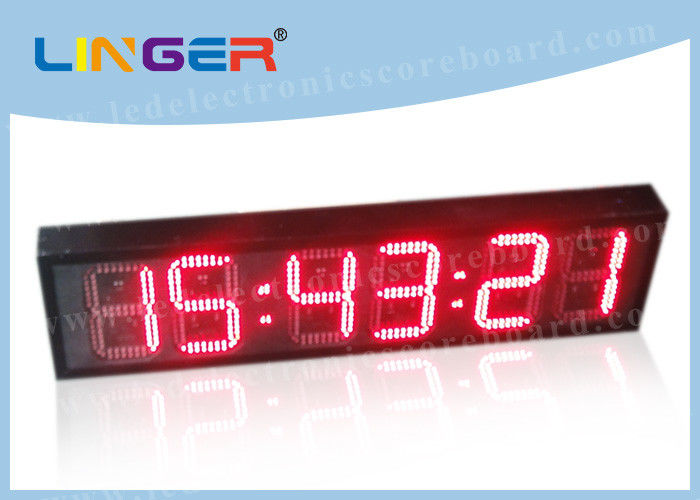 Pendule à lecture digitale électronique de LED avec l'ajustement automatique d'extérieur de rf/temps de GPS