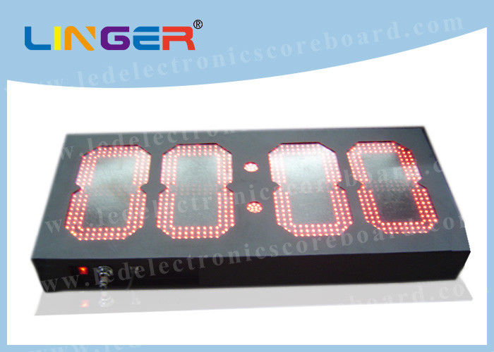 Affichage de pendule à lecture digitale de 5 tensions LED pour la taille adaptée aux besoins du client par magasin de bord de la route