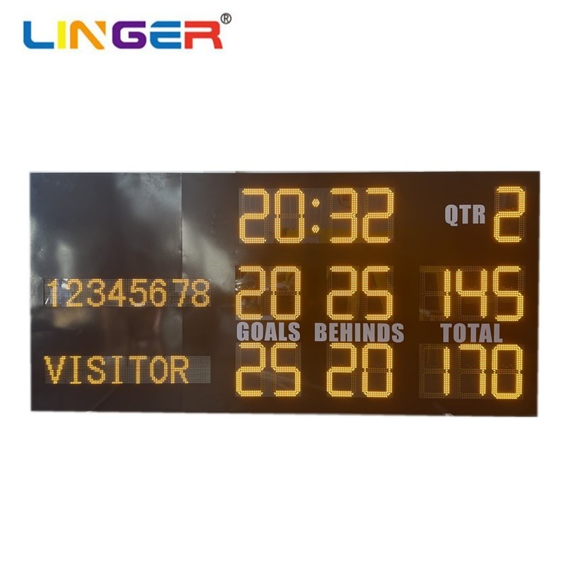 Tableau de bord LED sportif AFL de qualité supérieure personnalisable